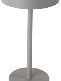 Lampă de masă modernă gri reîncărcabilă - Poppie