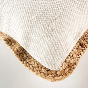 Pernă decorativă din amestec de iută 45x45 cm Akina – douceur d'intérieur