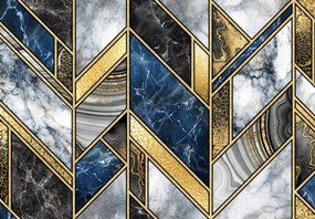 Fototapet - Marmură cu aur (147x102 cm)