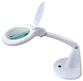 Lampă LED de masă cu lupă LED/6,5W/230V albă