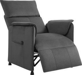 HOMCOM Fotoliu Reclinabil Electric Brushless cu Suport pentru Picioare Negru | Aosom Romania