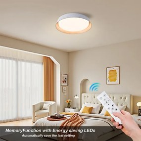 Brilagi ORINO - plafonieră LED dimabilă, 54W/230V, 3000-6000K, alb, Ø43 cm, cu telecomandă