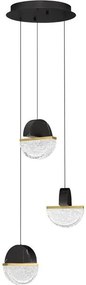 Lustra decorativa cu 3 pendule LED 3000K DORIN