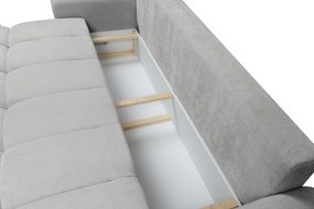 Canapea Lutario cu funcție de dormit - țesătură hidrorepelentă gri Venice 2023