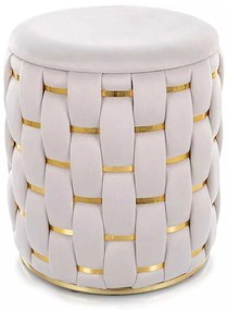 Taburet Bargino Velvet, crem