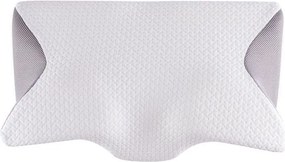 decoDoma Pernă ergonomică din spumă cu memorie alb-gri 60 x 35 cm