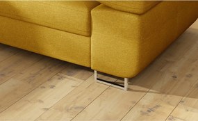 Colțar galben extensibil/cu spațiu de depozitare (cu colț pe partea stângă/în formă de ”L”) Anton – ELTAP