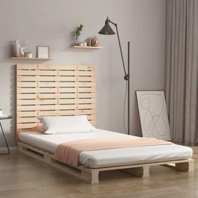 824693 vidaXL Tăblie de pat pentru perete, 81x3x91,5 cm, lemn masiv de pin