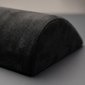 Perna/suport ortopedic pentru picioare ORTO 200 memory foam, husa catifea, Negru