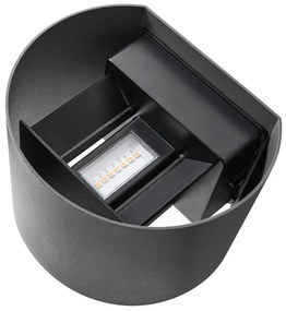 Aplica LED de exterior ambientala stil nordic IP44 Milda antracit