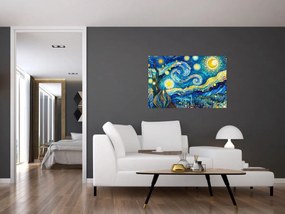 Tablou – Mozaic al nopții înstelate (90x60 cm)