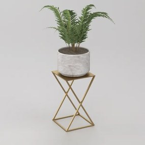 Suport de flori 40x24 cm auriu