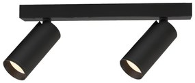 Plafoniera cu 2 spoturi GU10 directionabile NAZARE negru