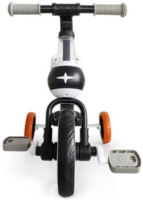 Bicicletă de jogging 4 în 1 cu pedale detașabile și roți laterale negru