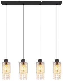 Lustră pe cablu Globo 15799-4H BACKEY 4xE27/40W/230V