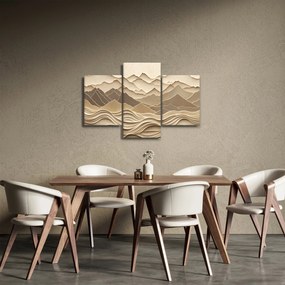 Tablou - Linii Montane 3D (90x60 cm)
