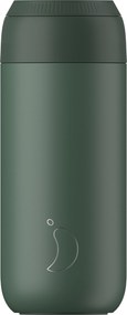Cană termos Chilly's Bottles - Verde închis 500ml, Ediția Seria 2