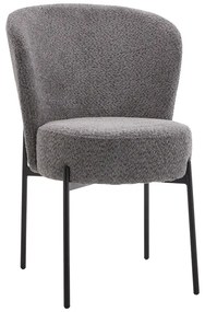 Scaun Bucatarie/Dining Hirmas Textil Gri