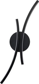 Aplica de perete LED SHIRO negru