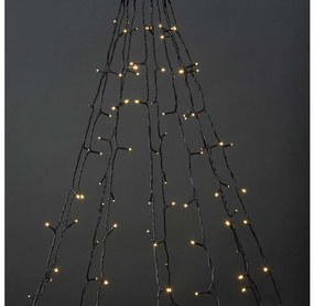 Nedis WIFILXT01W200 - LED perde de Crăciun 200 LED, 8 funcții, 10x2m, IP65, Wi-F
