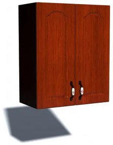 Corp superior 60 cu 2 usi cu scurgator de vase Zebra MDF mustata cedru
