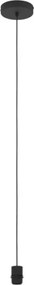 Brilagi - Lustra LED pe cablu CERIA 1xE27/40W/230V Ø 40 cm negru/bej/alb