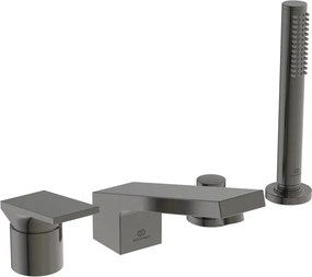 Baterie cada - dus Ideal Standard Atelier Extra gri Magnetic Grey cu 4 elemente