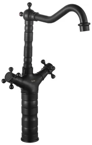 Baterie pentru baie / de bucătărie Rea Rustico Old Black