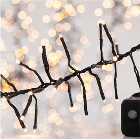 Instalație luminoasă pentru exterior CLUSTER, 768 LED, 8 funcții, 9 m, IP44, alb cald