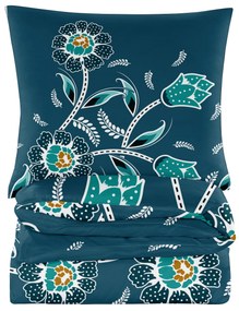 Lenjerie de pat din microfibra SITTO verde inchis Dimensiune lenjerie de pat: 2 buc 70 x 80 cm | 200 x 220 cm