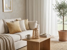 Lampa cu sclipici CONE GLAM 26 cm, natural