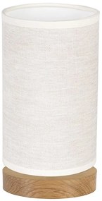 Spot-Light DO70884174 - Lampă de masă FIRE 1xE27/25W/230V stejar/bej