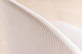 Set de 2 scaune, Catifea Raiata, Bej, MIA CASA, A-45926 VC