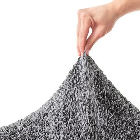 Gaico Huse bielastice MARMO gri canapea cu otoman dreapta (l. 170 - 300 cm)