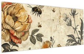 Tablou - Pajiștea albinelor (120x50 cm)