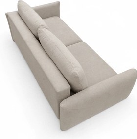 Canapea extensibilă Calma - tricot bej hidrofob Curio 09