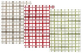 Bellatex Șervețel de bucătărie Káro, 50 x 70 cm, set de 3 bucăți