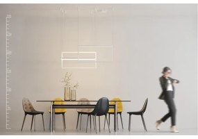 Azzardo AZ2915 - Lustr LED dimabil METRIC 1xLED/135W/230V pe cablu