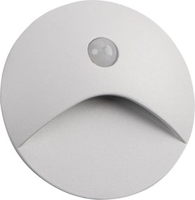 Kanlux 39135 EXIN – Lampă LED pentru trepte cu senzor, 2,5 W, 230 V, 4000 K, IP65, alb, rotund