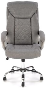 Scaun de birou Helder 2 piele ecologica gri H120 cm