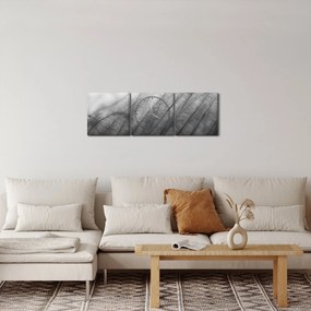 Tablou - Iarba în vânt (cu ceas) (90x30 cm)