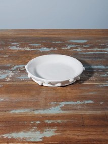 Farfurioara alba din ceramica, D18cm Dante