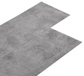 Placi de pardoseala, maro ciment, 4,46 m  , 3 mm, PVC Maro ciment, 4.46 m  , 1