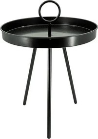 Set de gradina KATO SIRVON - 2 scaune si masuta rotunda, negru/coral