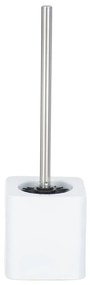 Perie toaletă Wenko Hexa, alb mat