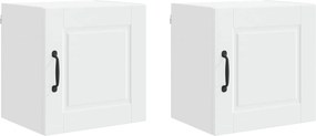 vidaXL Dulap de bucătărie 2 pcs Alb 40 x 31 x 40 cm Lemn compozit