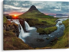 Tablou - Kirkjufell la apus (70x50 cm)