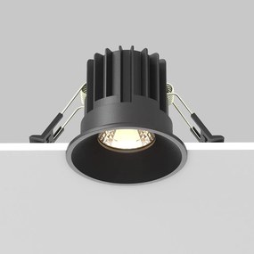 Spot LED incastrabil iluminat tehnic Round D-6cm negru