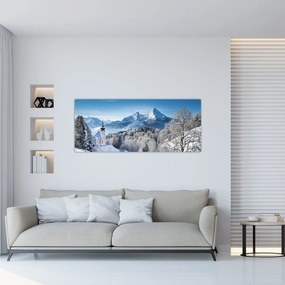 Tablou - O privire asupra peisajului de iarnă (120x50 cm)