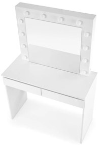 Masuta de toaleta Hollywood alb - H140 cm